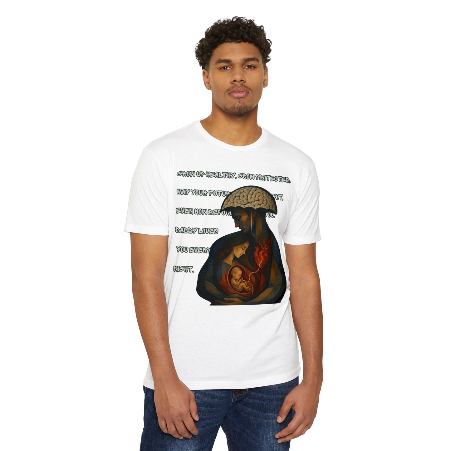 T-Shirt — Seven-Month Lullaby Modernism Painting and Lyrics