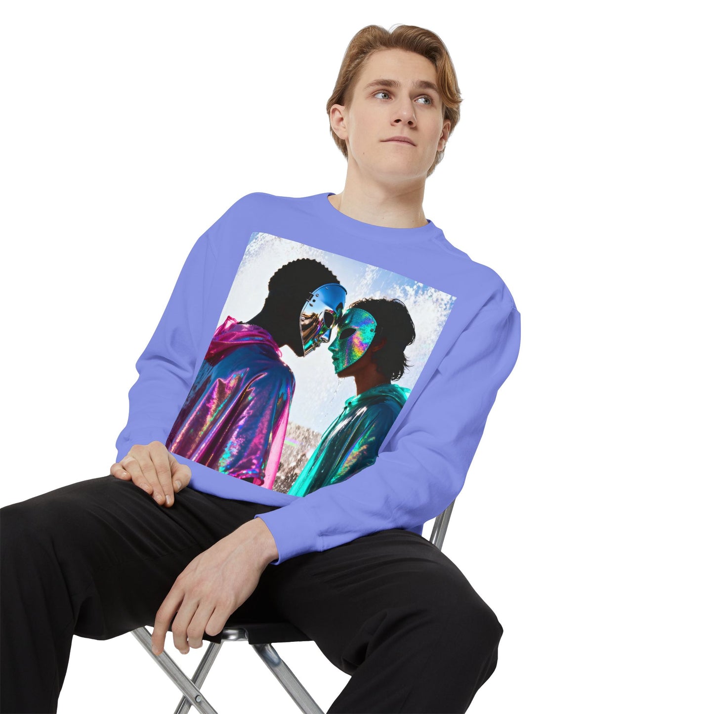 Cosmic Lovers Art Sweatshirt