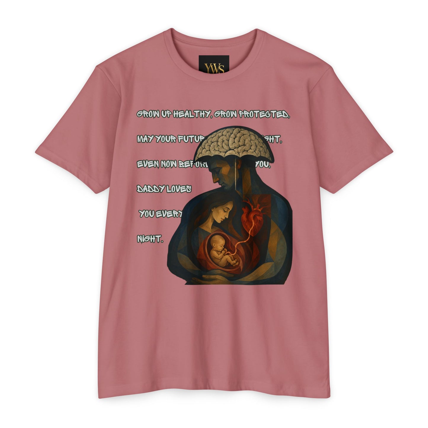 T-Shirt — Seven-Month Lullaby Modernism Painting and Lyrics