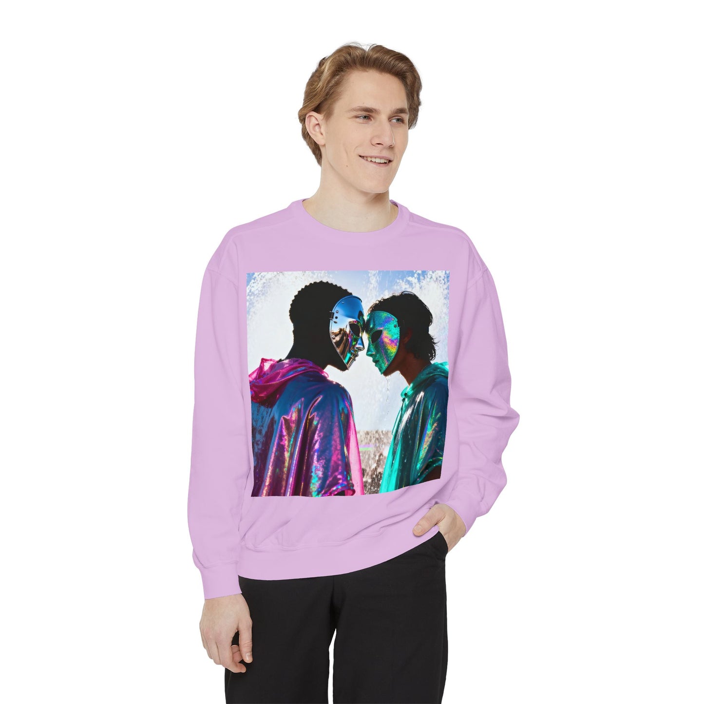 Cosmic Lovers Art Sweatshirt