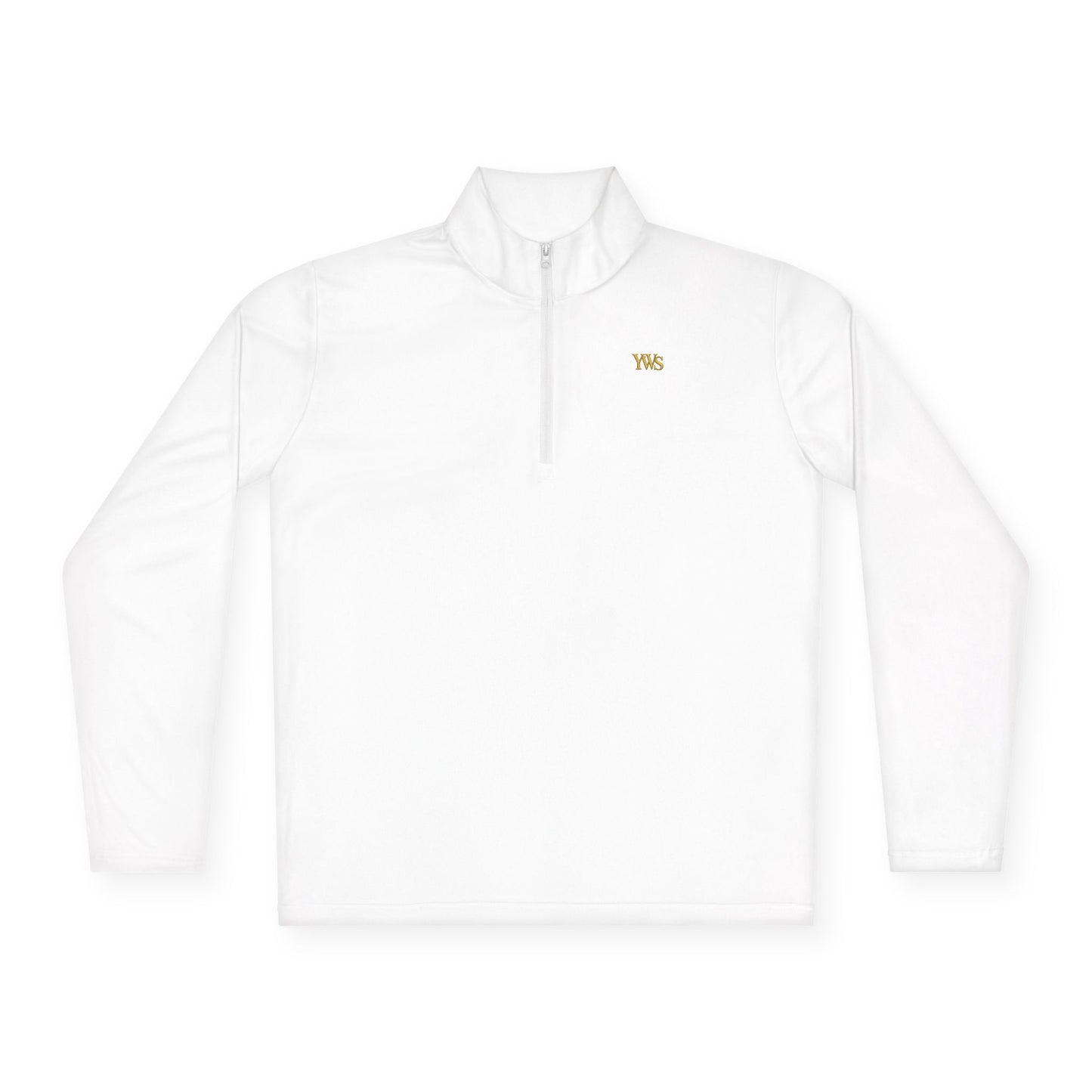Quarter-Zip Pullover with Scripted Storyback and Vintage Portrait