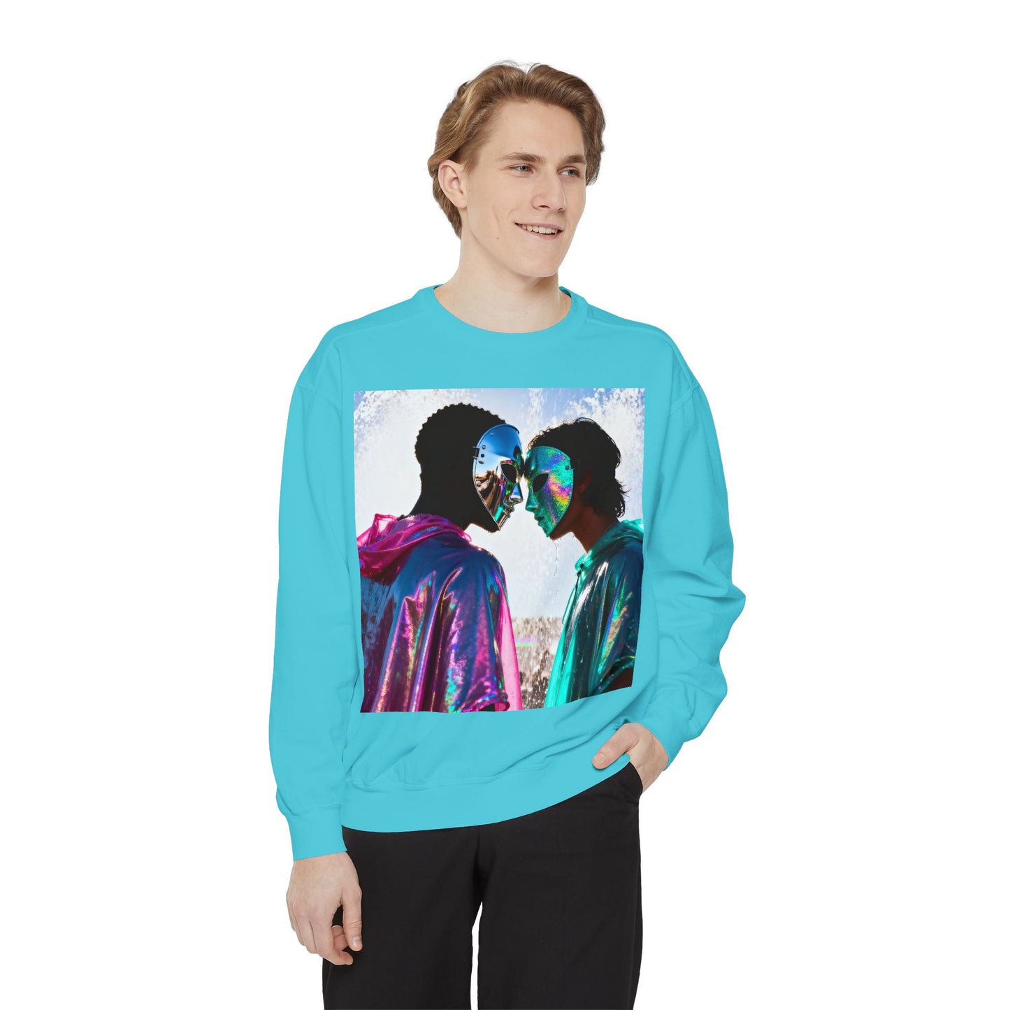 Cosmic Lovers Art Sweatshirt