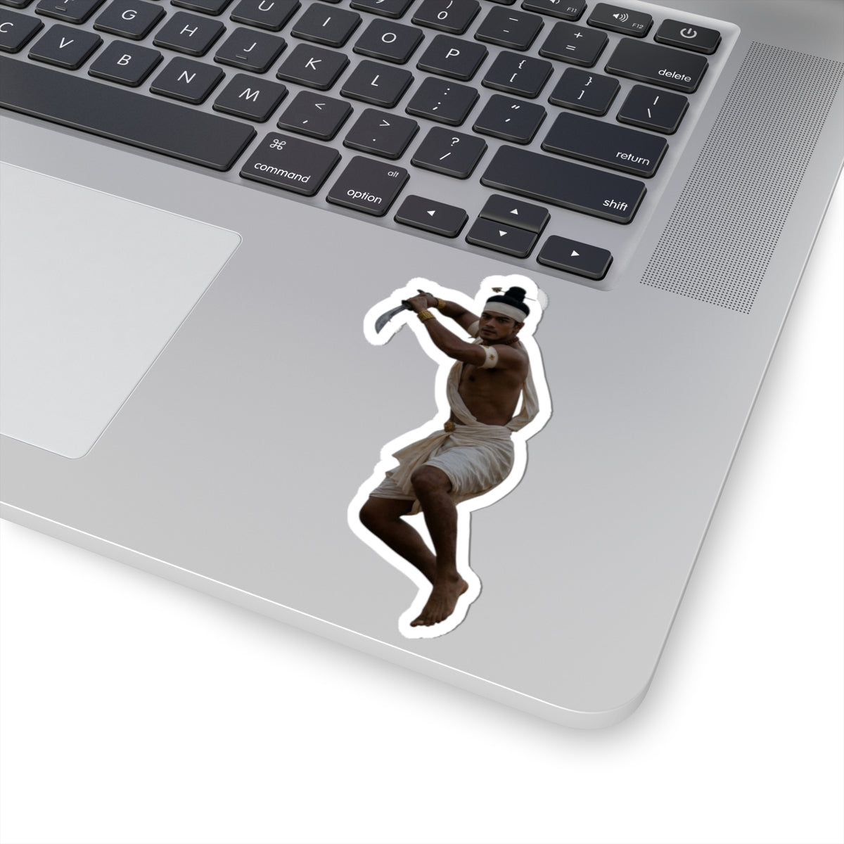 Warrior Dancer Kiss-Cut Sticker — Traditional Thai Archer Figure