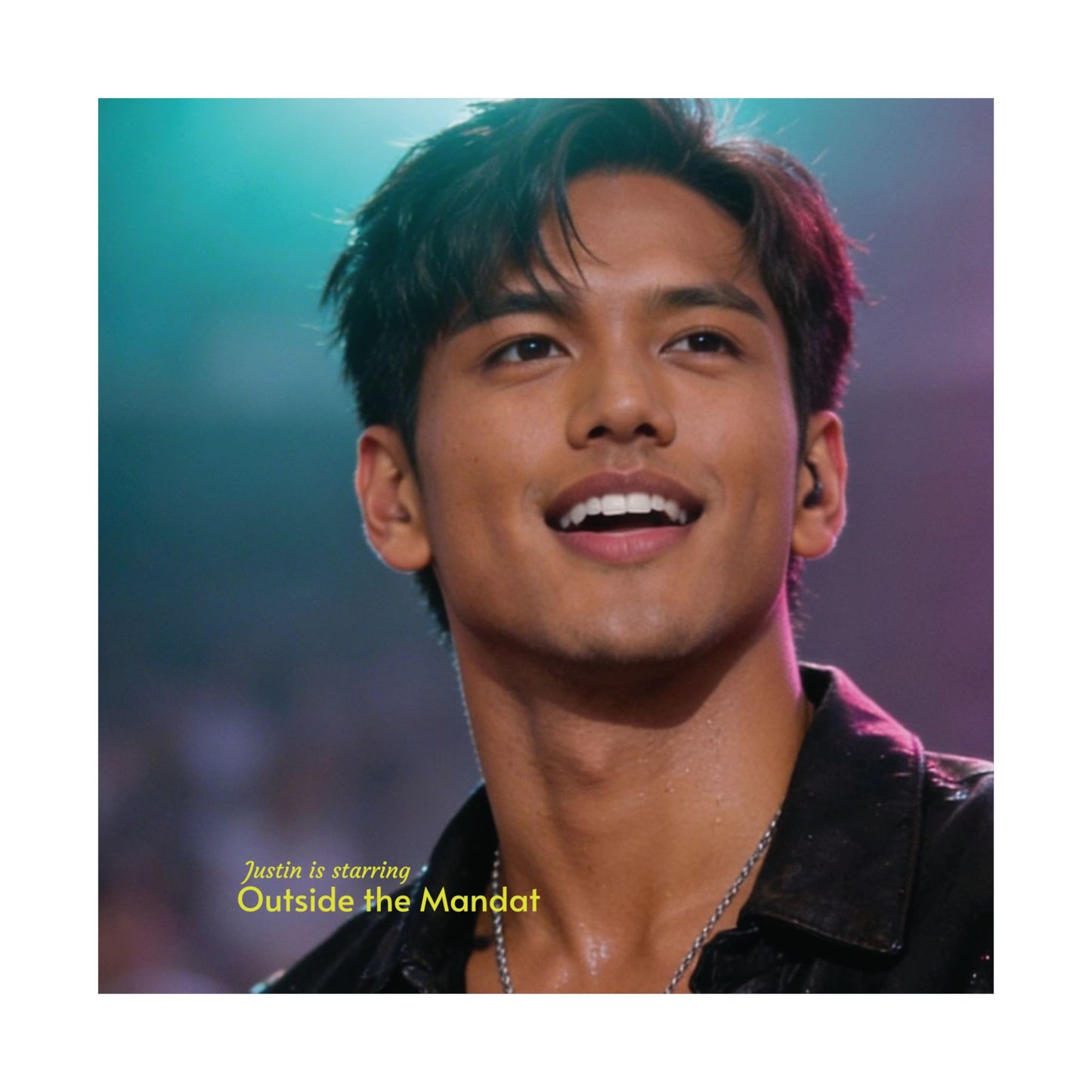 Vertical Matte Poster — Concert Portrait "Outside the Mandat"