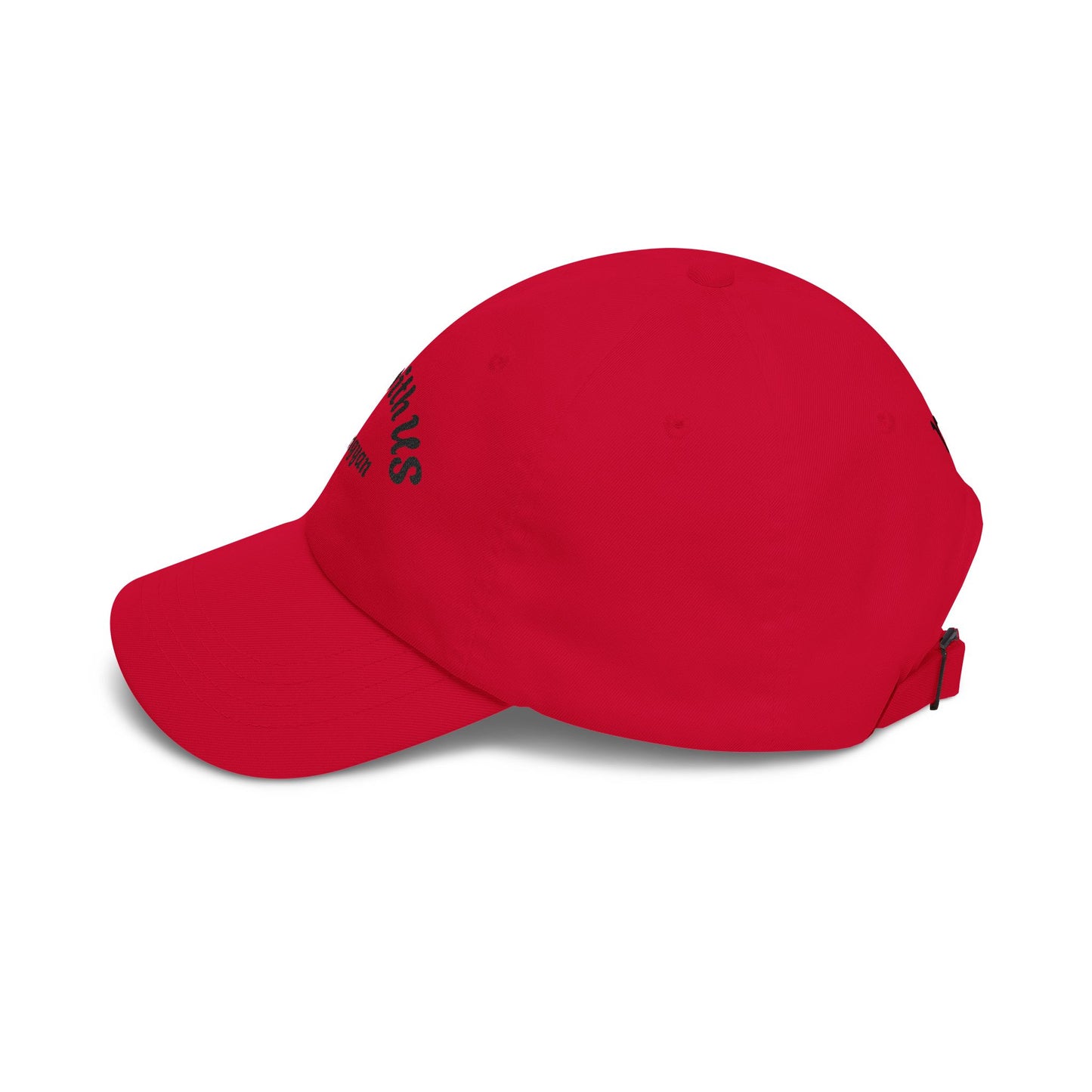 Still With Us Dad Cap — Embroidered 'Still With Us' & 'rws' White Baseball Hat