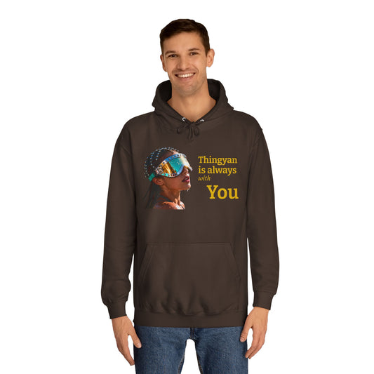 College Hoodie — "Thingyan Is Always with You" Burmese Festival Graphic