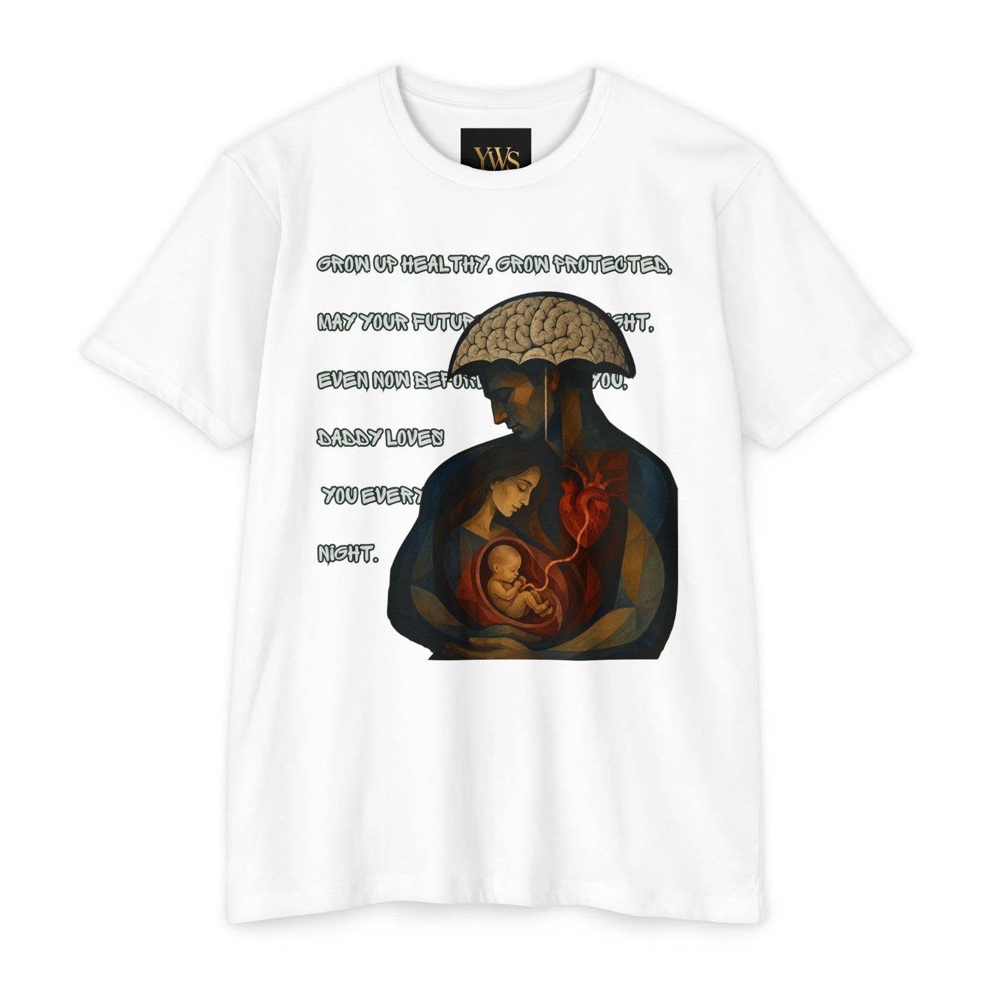 T-Shirt — Seven-Month Lullaby Modernism Painting and Lyrics