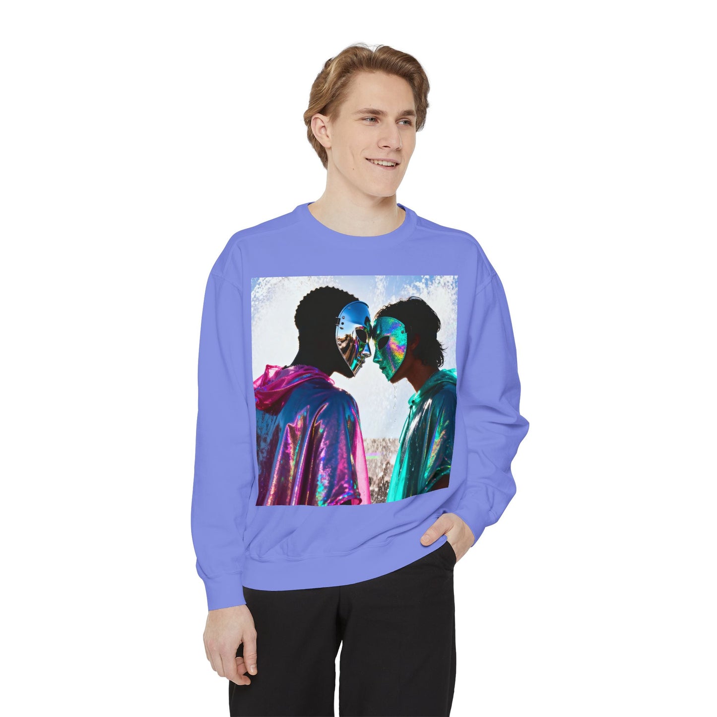 Cosmic Lovers Art Sweatshirt