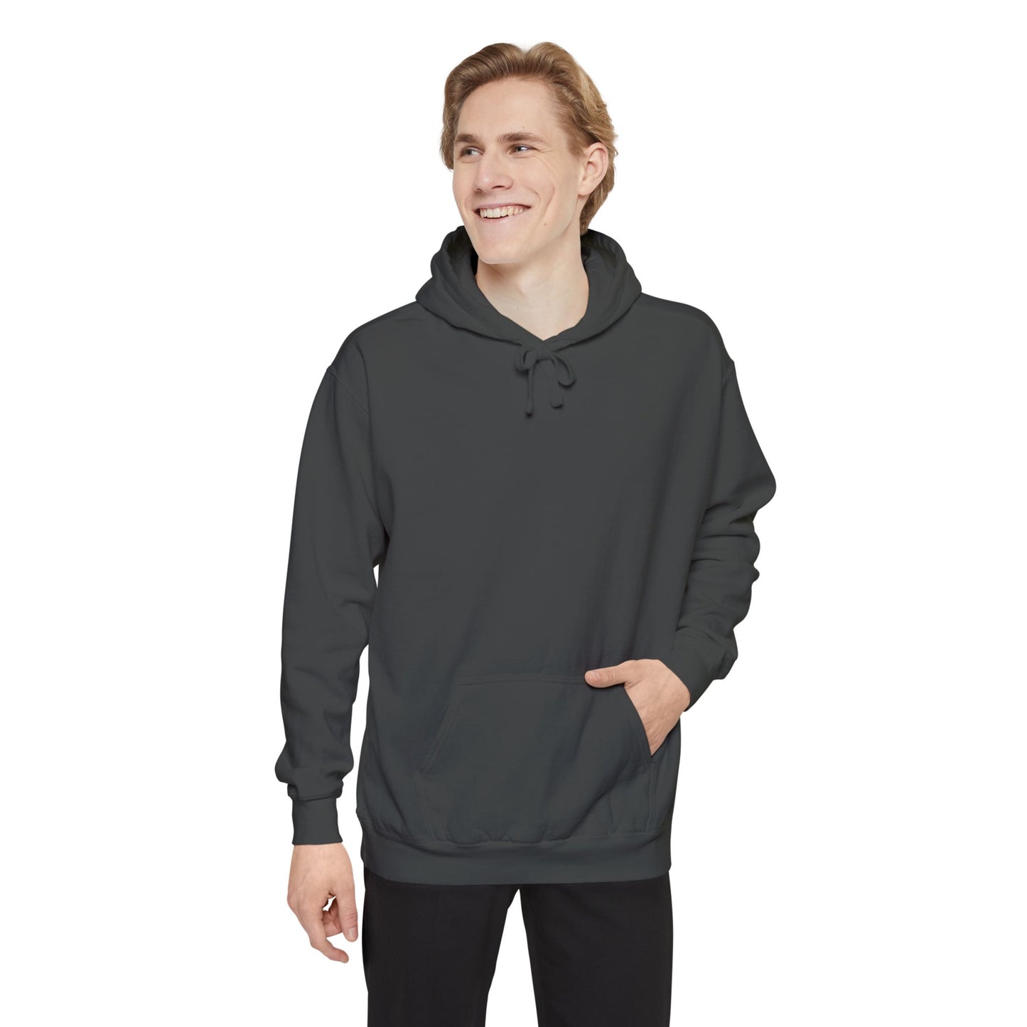 Classic White Hoodie — Minimal Garment-Dyed Pullover for Everyday Comfort