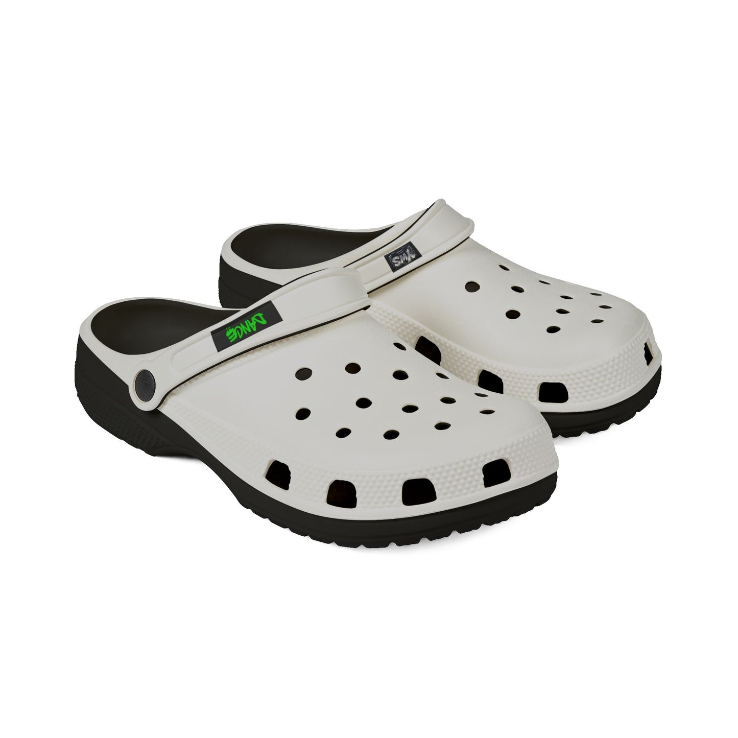 White EVA Foam Clogs — Lightweight Waterproof Slip-On Shoes