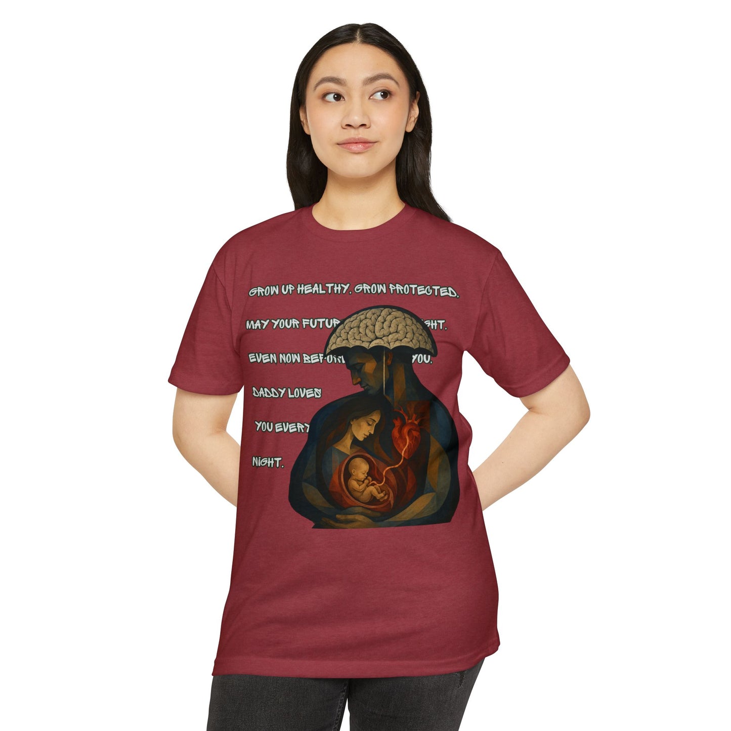 T-Shirt — Seven-Month Lullaby Modernism Painting and Lyrics