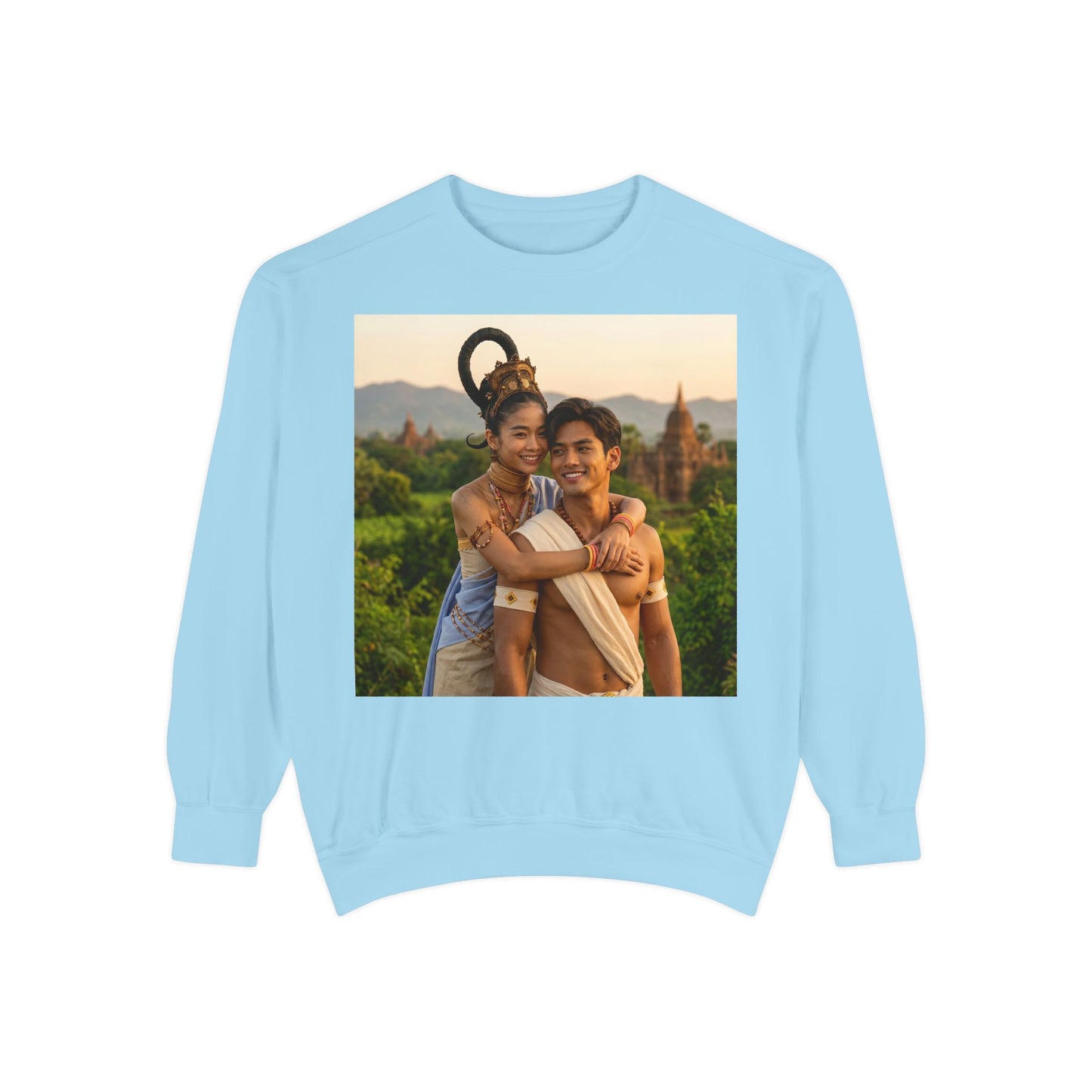 Couple Portrait Sweatshirt — Romantic Travel Photo Crewneck