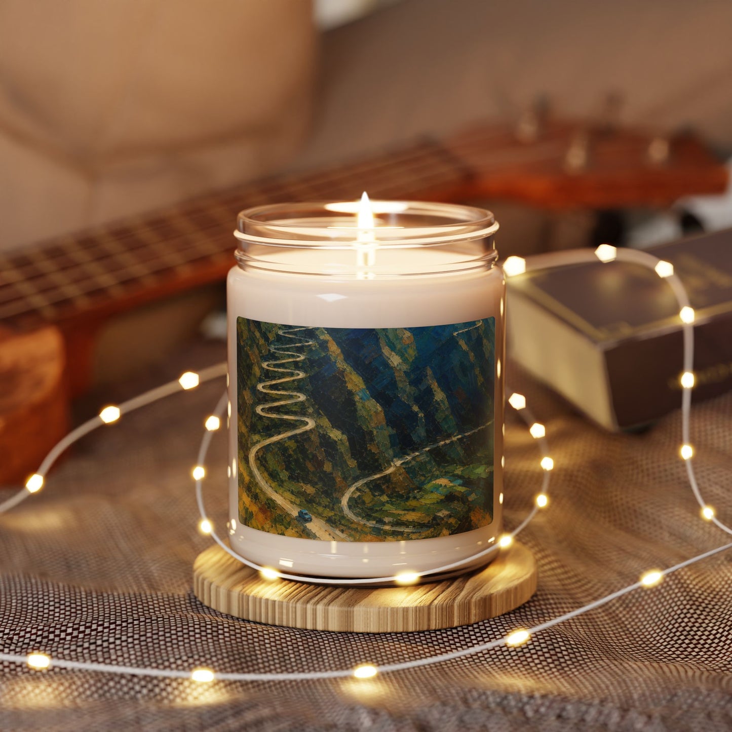 9oz Scented Soy Candle — Ledo Road Art Label