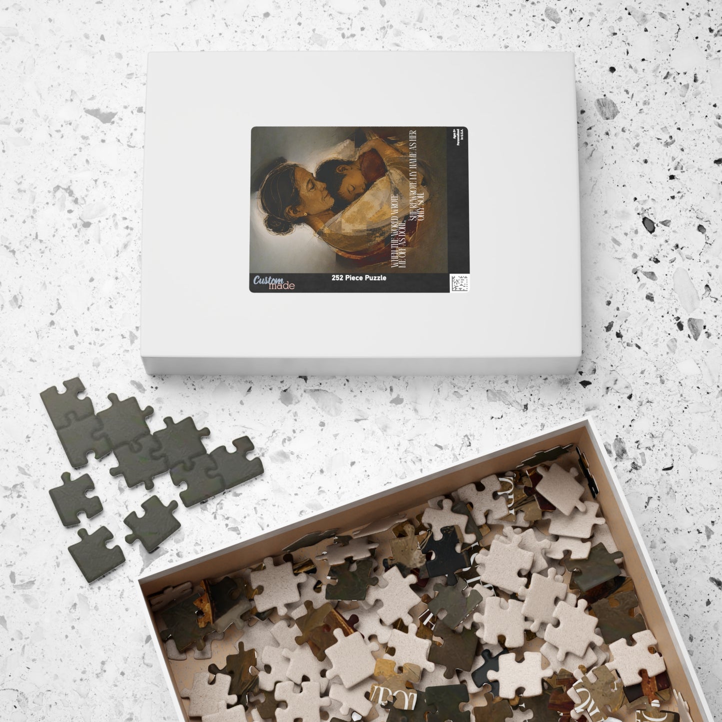 Mother and Child Art Puzzle — Heartwarming Family Jigsaw (110/252/520/1014 pcs)