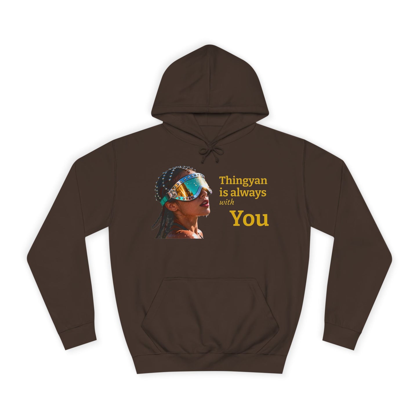 College Hoodie — "Thingyan Is Always with You" Burmese Festival Graphic
