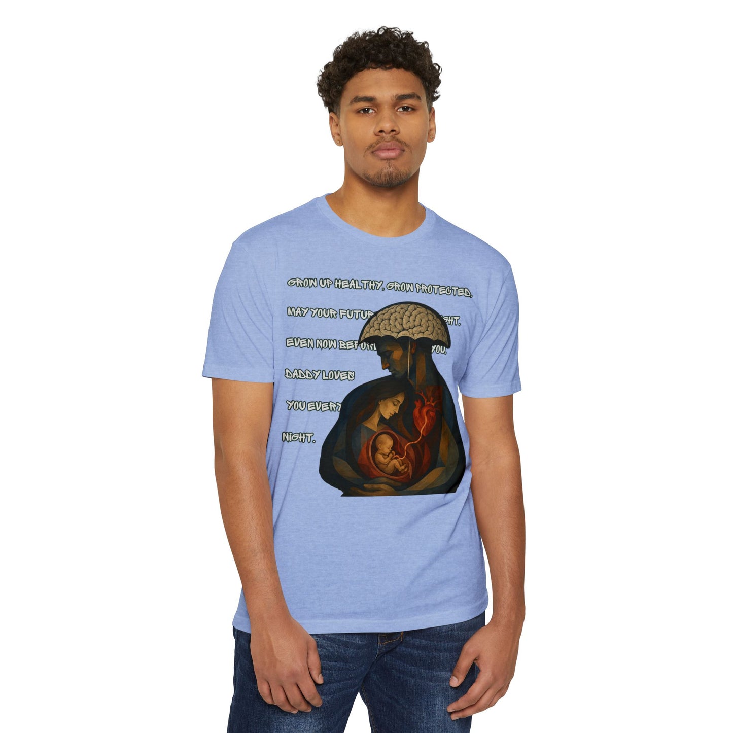 T-Shirt — Seven-Month Lullaby Modernism Painting and Lyrics