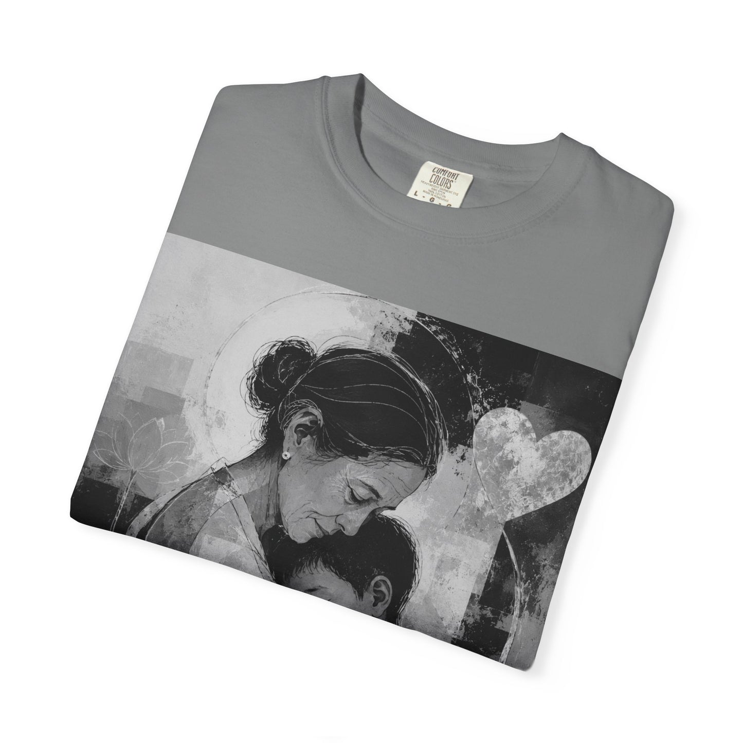Mother's Day T-Shirt - Vintage Mother & Baby Portrait with "Happy Mother's Day"