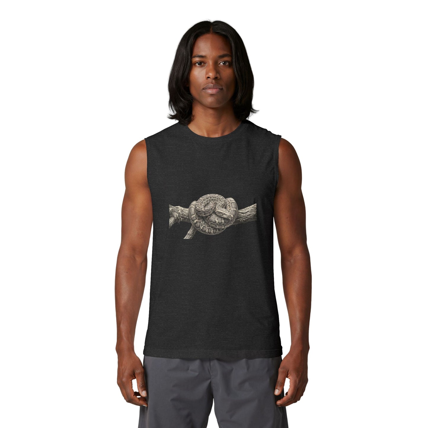 Unisex Jersey Muscle Tank- Python