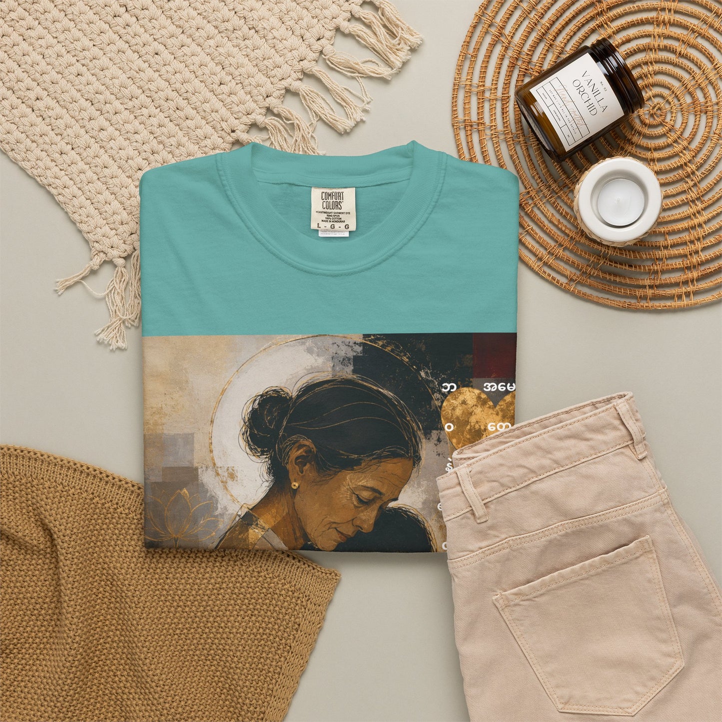 T-Shirt - Mother and Child Heart Artwork Tee