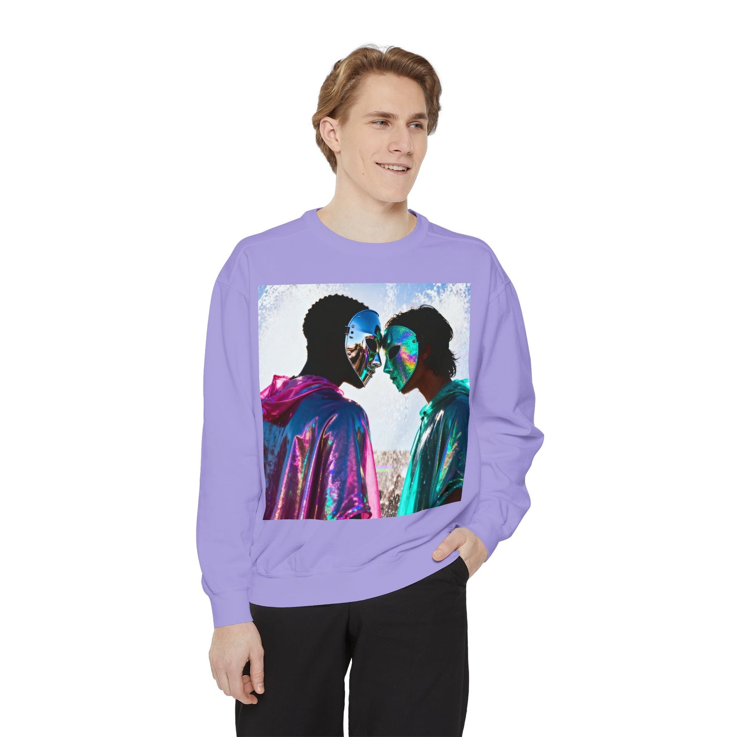 Cosmic Lovers Art Sweatshirt