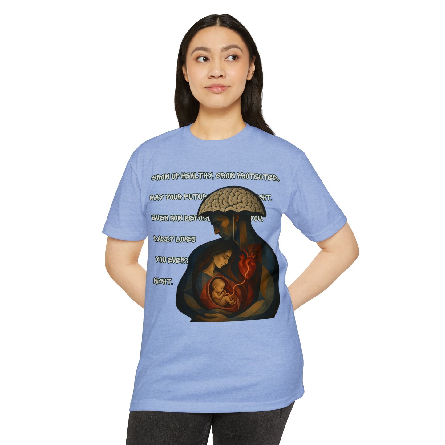 T-Shirt — Seven-Month Lullaby Modernism Painting and Lyrics