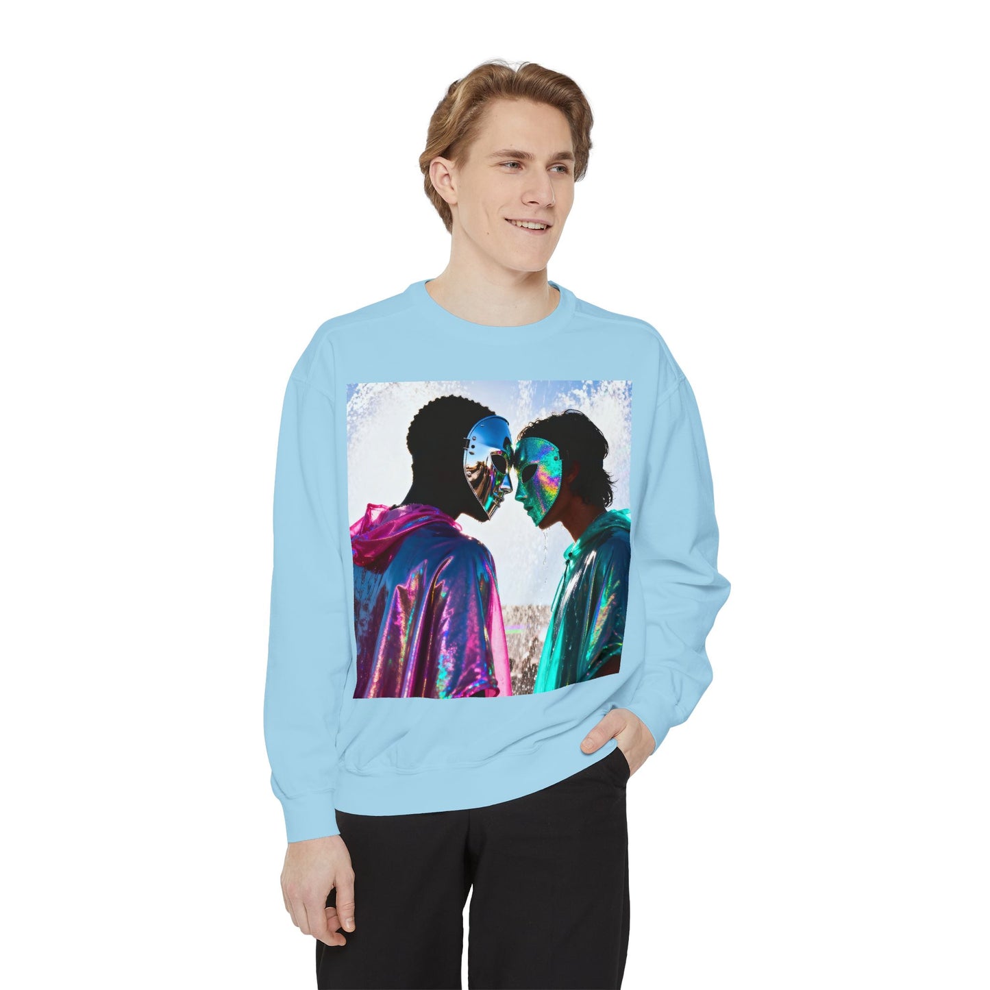 Cosmic Lovers Art Sweatshirt