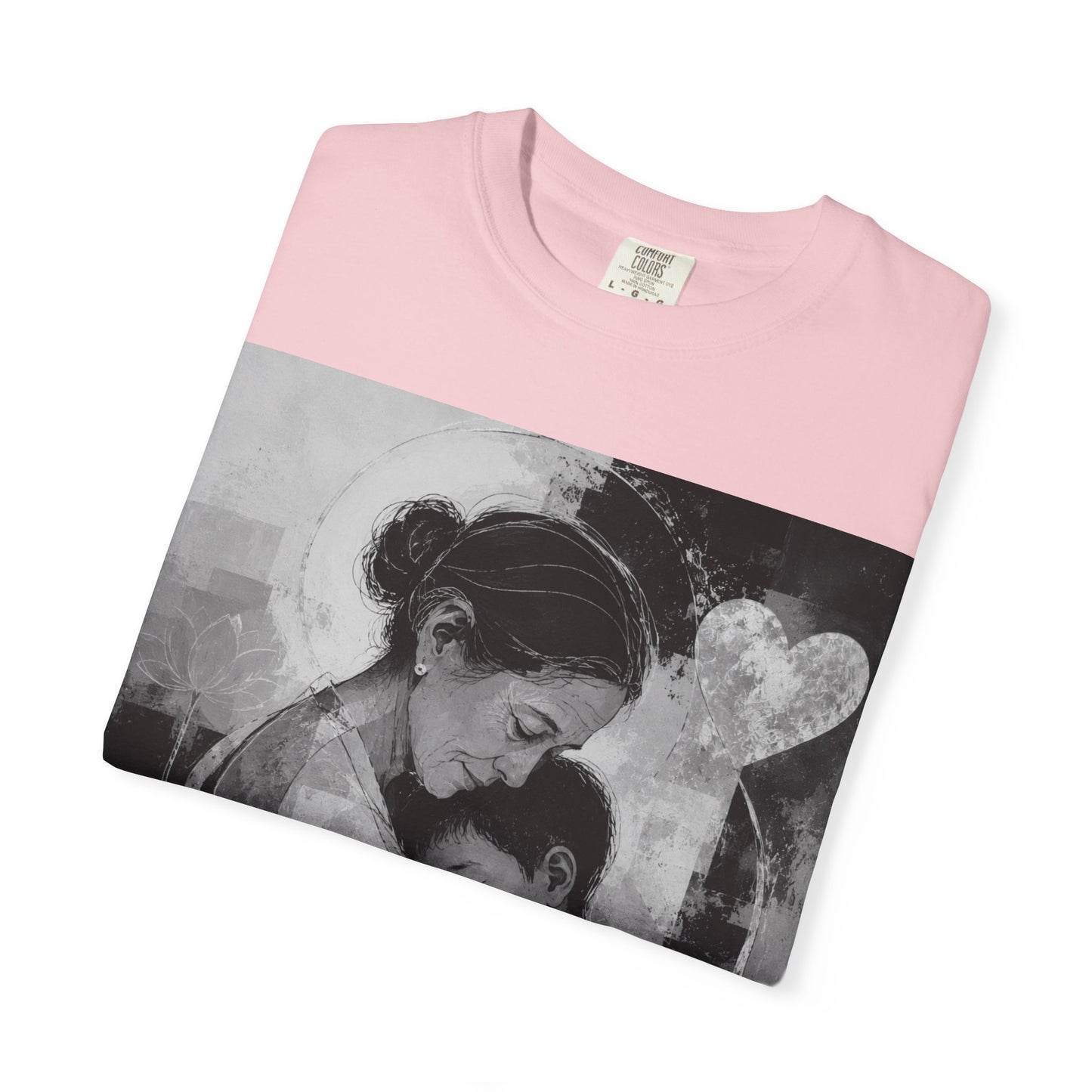 Mother's Day T-Shirt - Vintage Mother & Baby Portrait with "Happy Mother's Day"