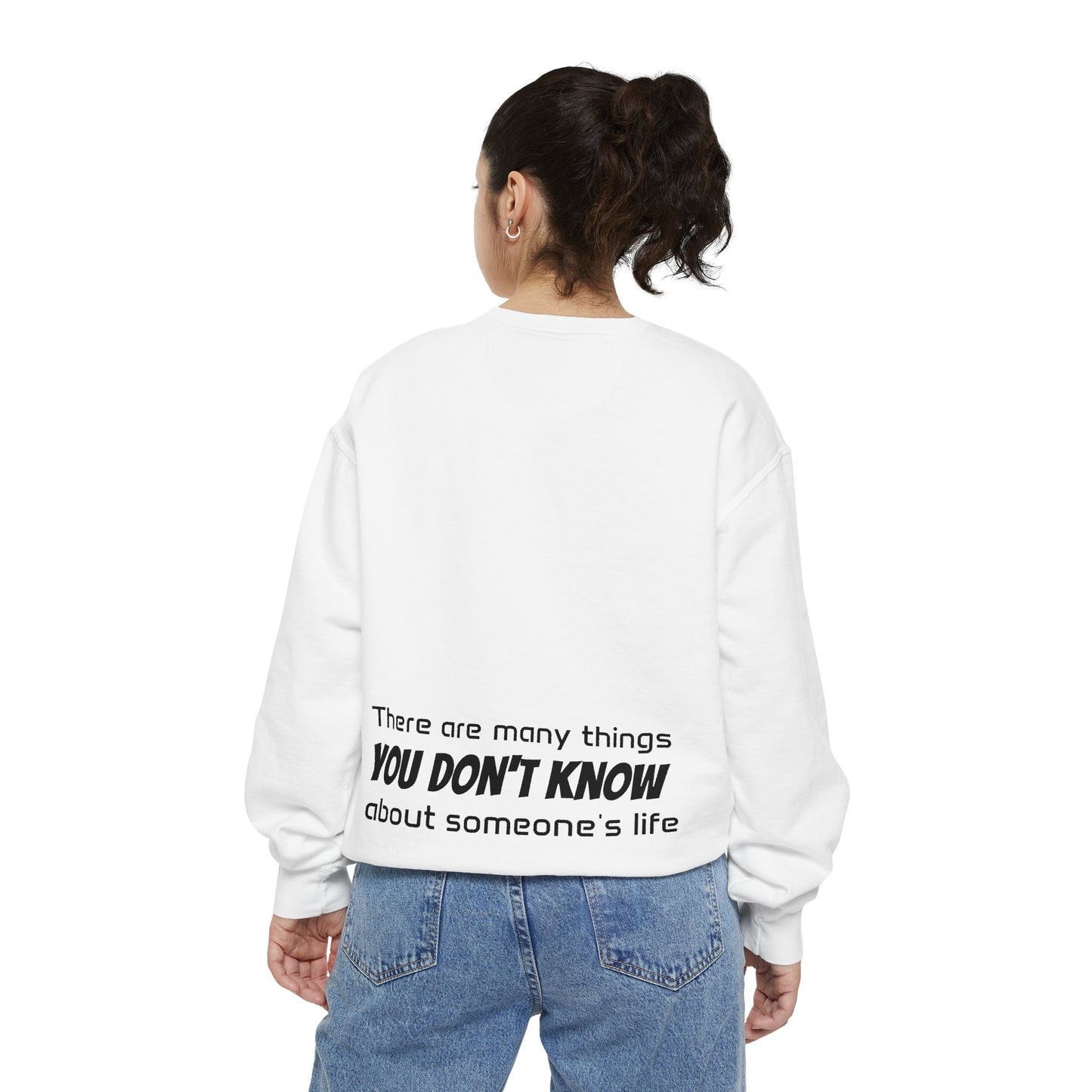 Unisex Garment-Dyed Sweatshirt (Burmese Python)