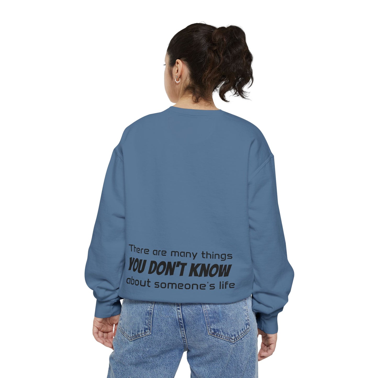Unisex Garment-Dyed Sweatshirt (Burmese Python)