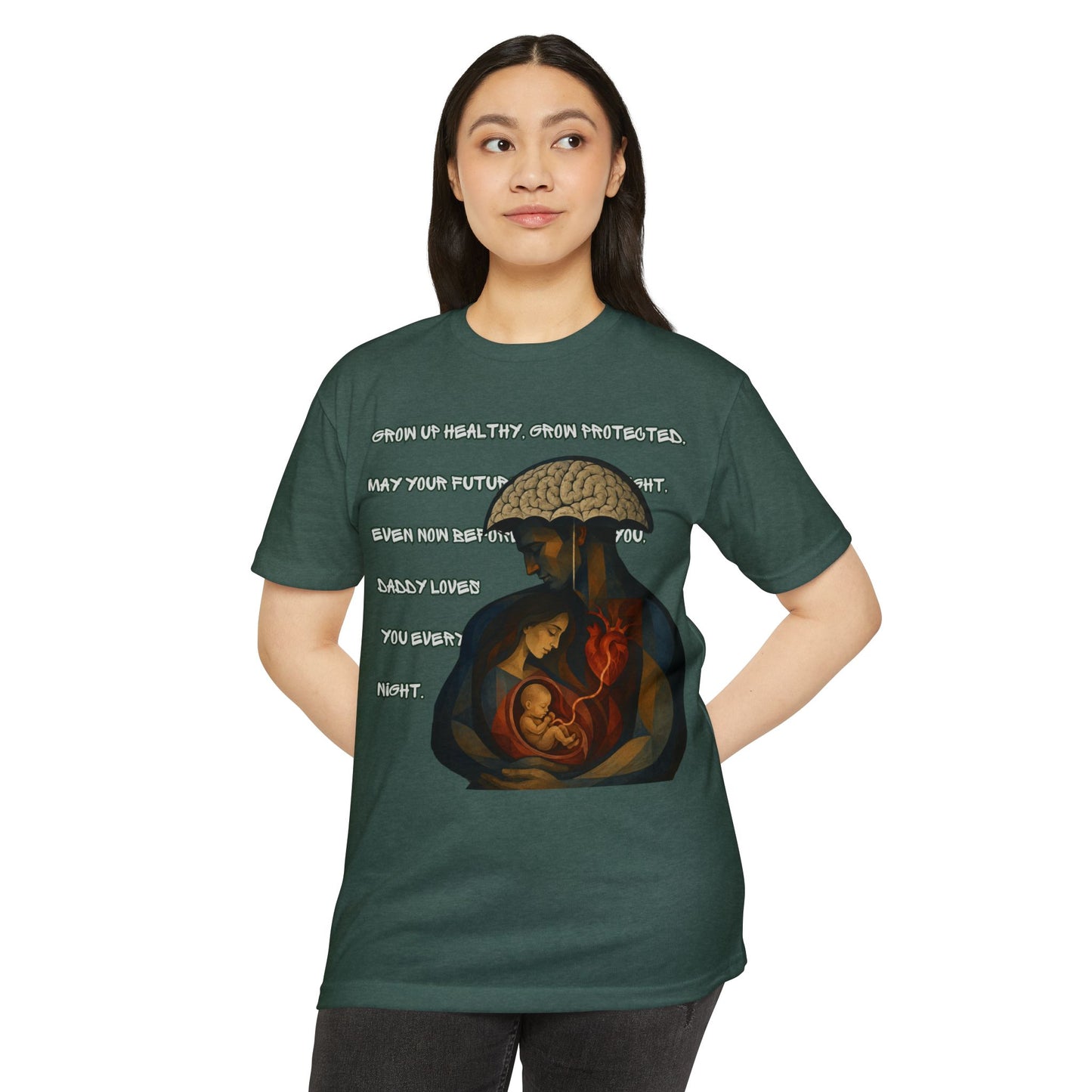 T-Shirt — Seven-Month Lullaby Modernism Painting and Lyrics