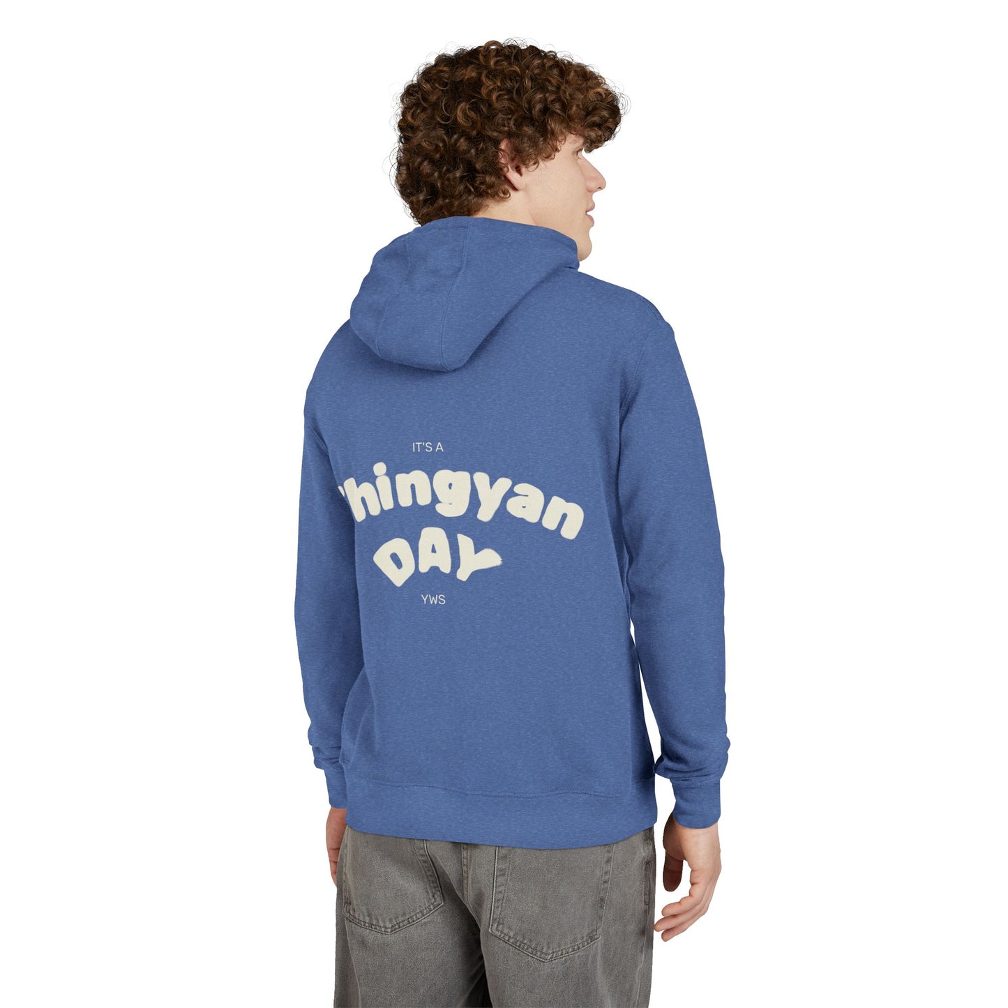 Black 'Tomorrow' Graphic Hoodie — Subtle Tonal Vintage Text Pullover