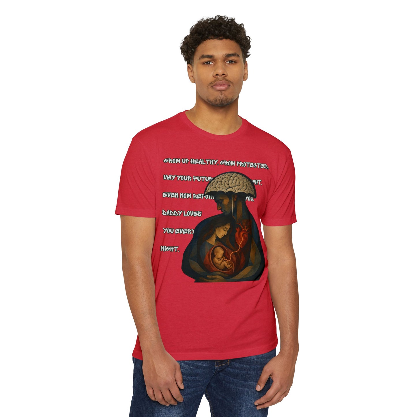 T-Shirt — Seven-Month Lullaby Modernism Painting and Lyrics