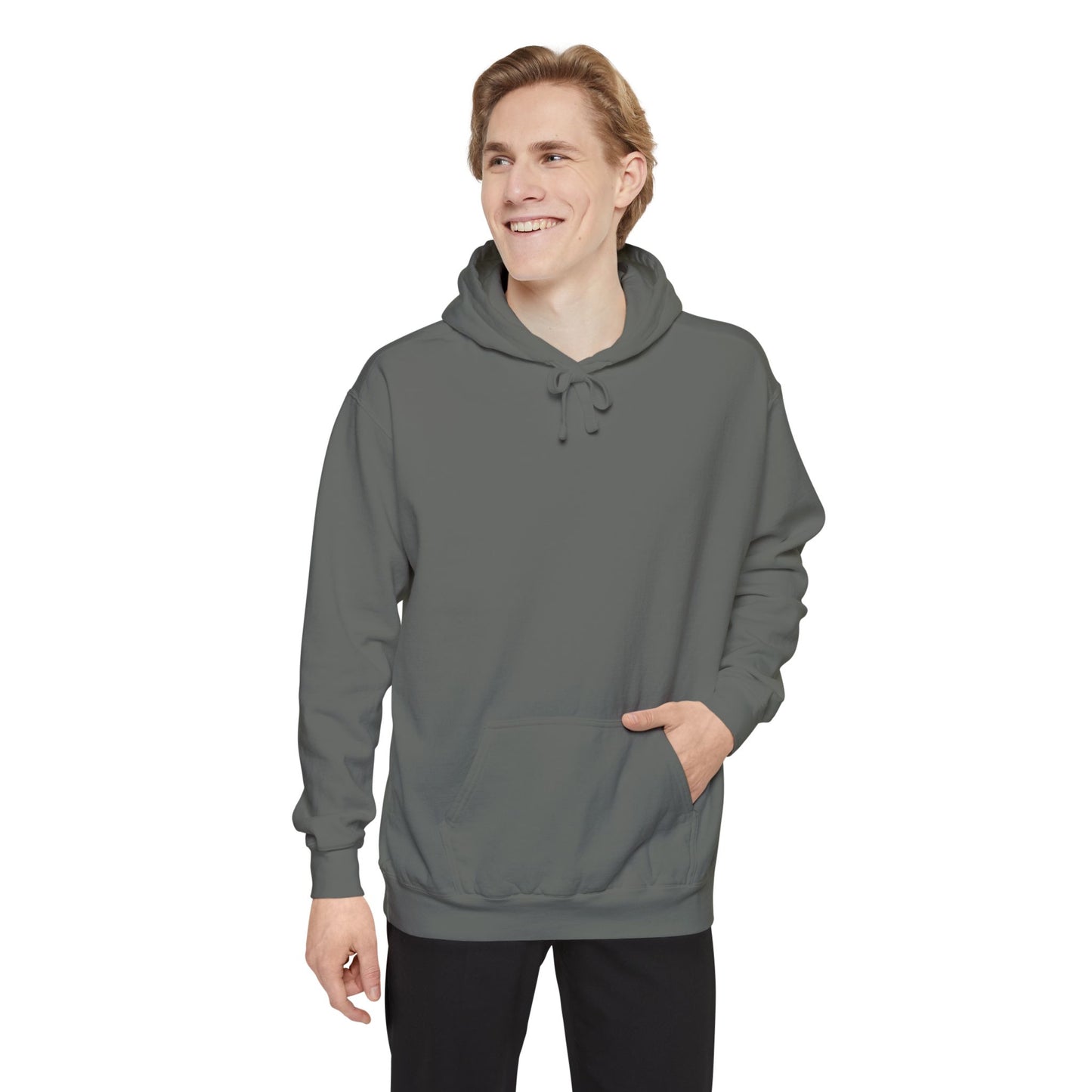 Classic White Hoodie — Minimal Garment-Dyed Pullover for Everyday Comfort
