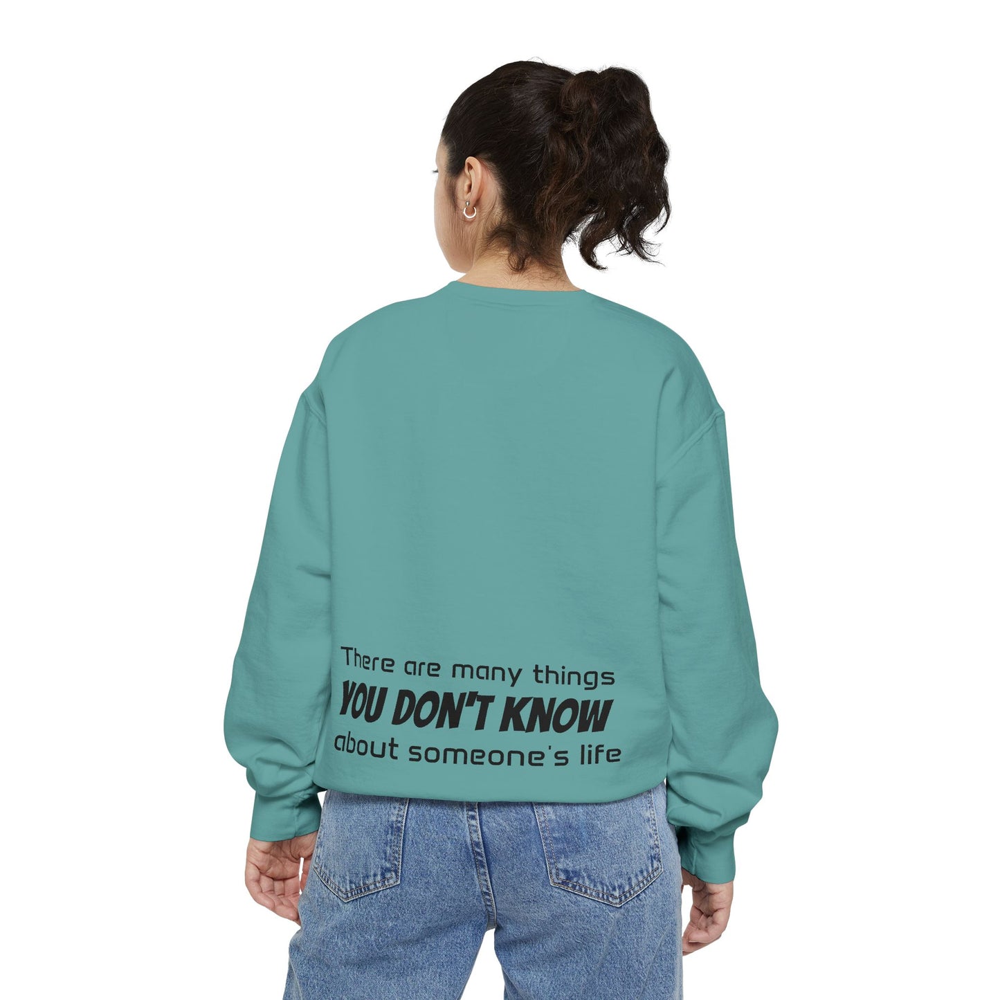 Unisex Garment-Dyed Sweatshirt (Burmese Python)