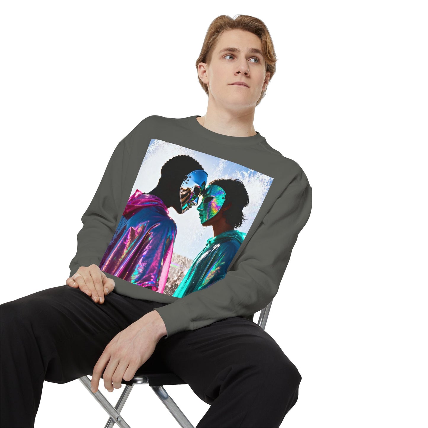 Cosmic Lovers Art Sweatshirt