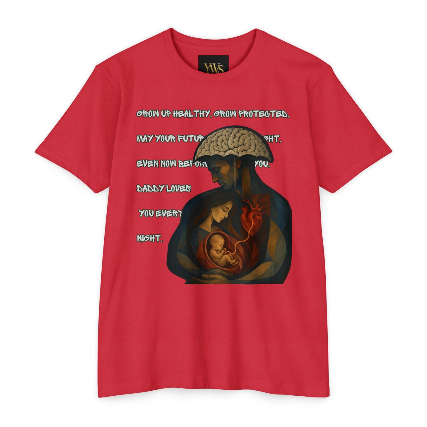 T-Shirt — Seven-Month Lullaby Modernism Painting and Lyrics