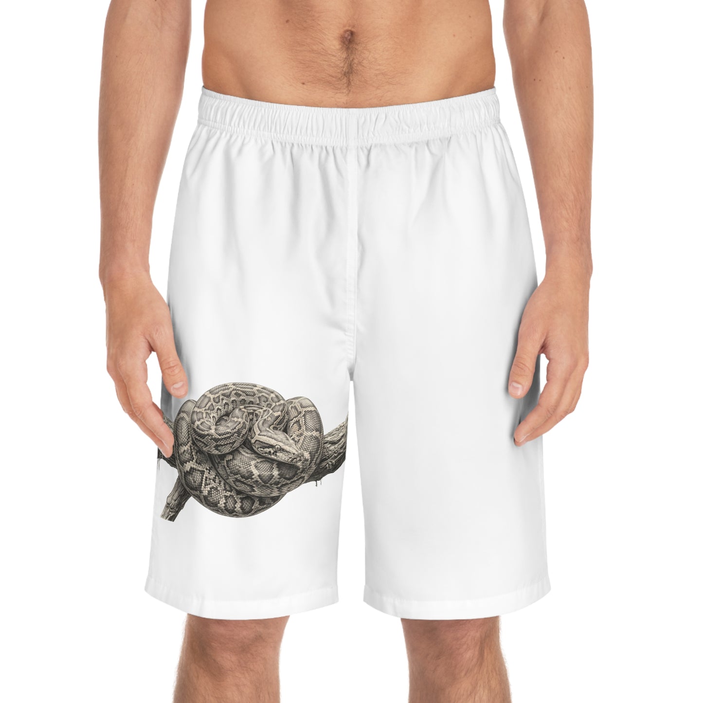 Men's Board Shorts (AOP)- Python