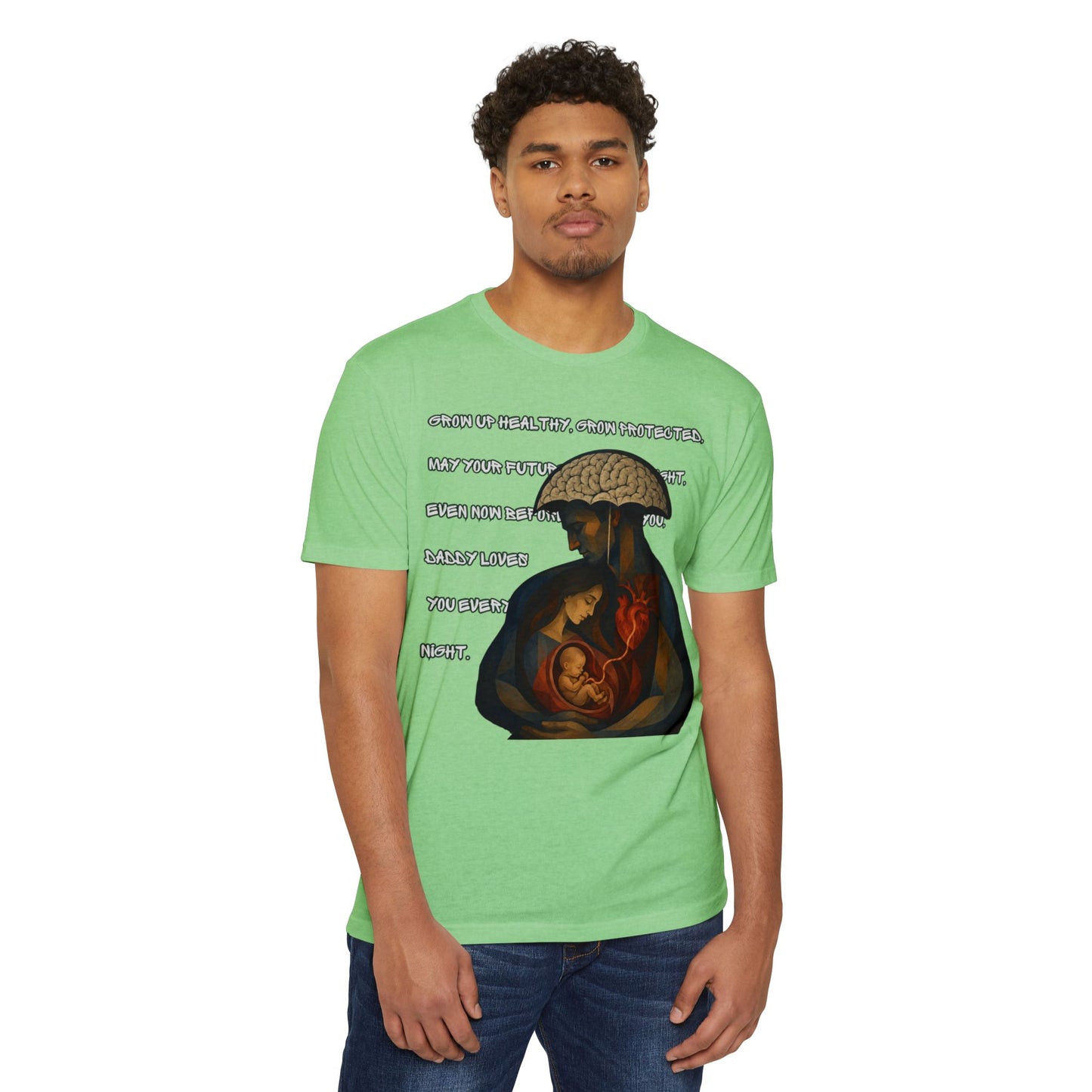 T-Shirt — Seven-Month Lullaby Modernism Painting and Lyrics