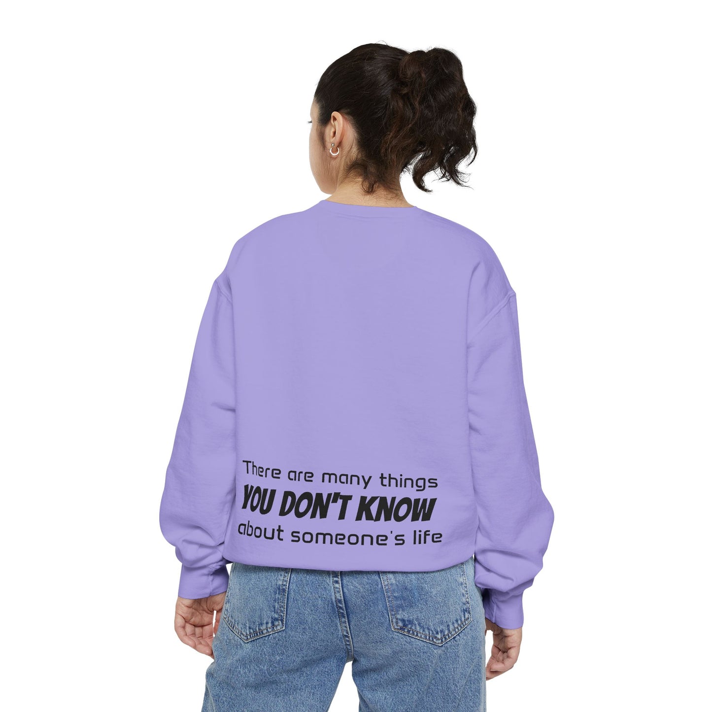 Unisex Garment-Dyed Sweatshirt (Burmese Python)