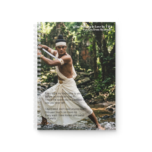 Spiral Notebook — Vintage Island Dancer Photo with Poem Cover