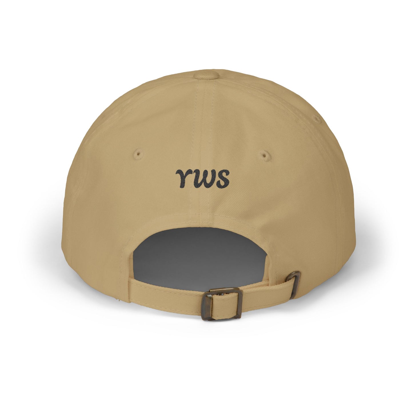 Still With Us Dad Cap — Embroidered 'Still With Us' & 'rws' White Baseball Hat