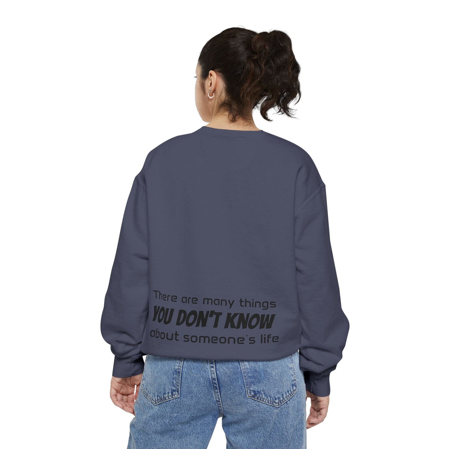 Unisex Garment-Dyed Sweatshirt (Burmese Python)