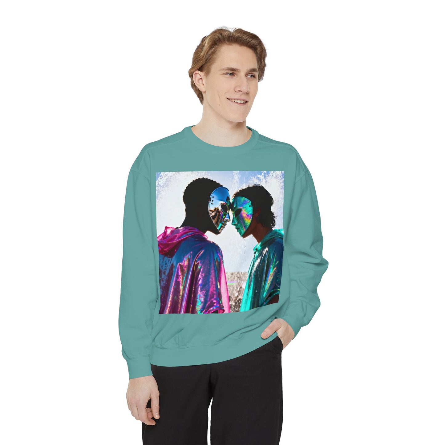 Cosmic Lovers Art Sweatshirt