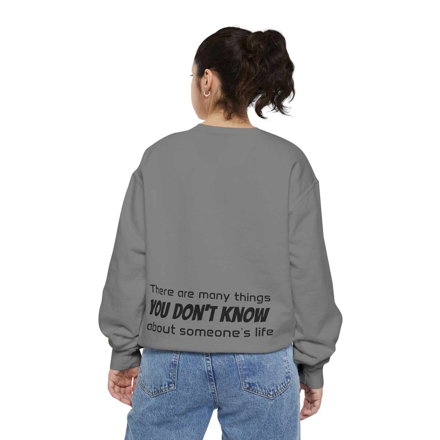 Unisex Garment-Dyed Sweatshirt (Burmese Python)