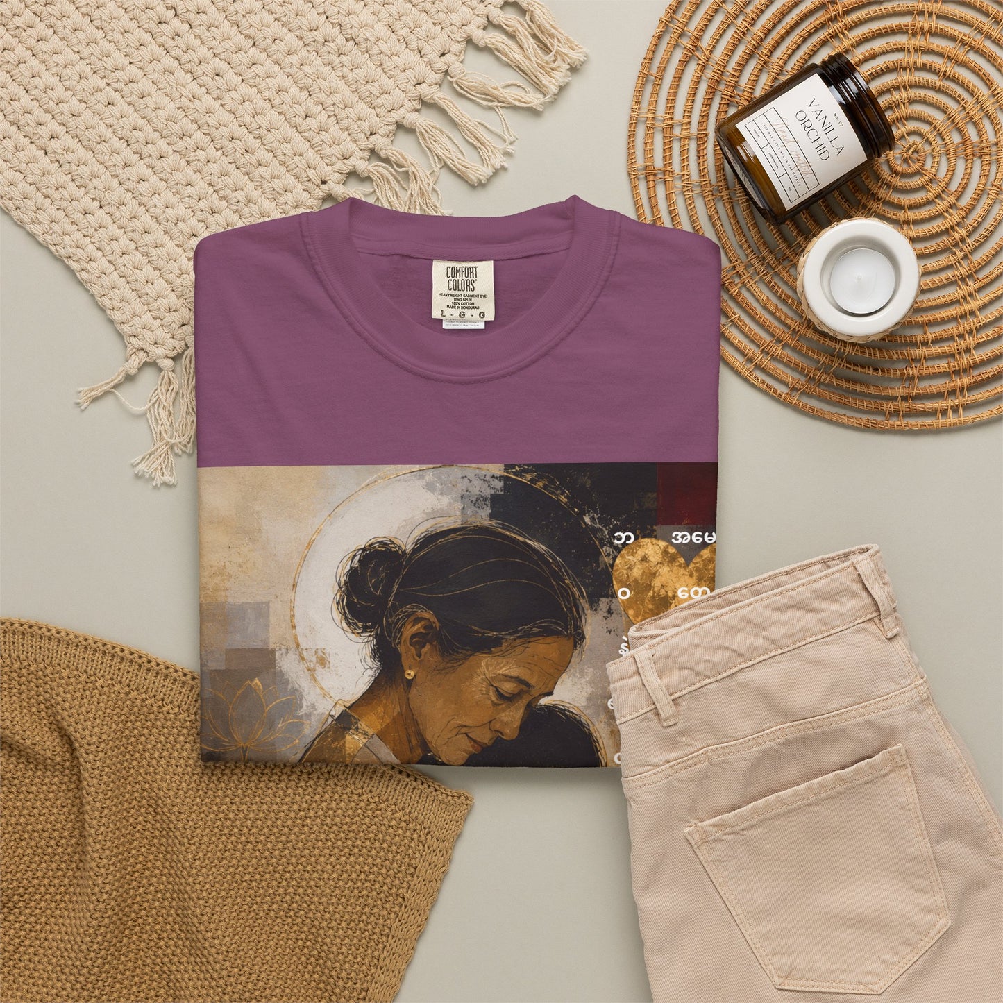 T-Shirt - Mother and Child Heart Artwork Tee