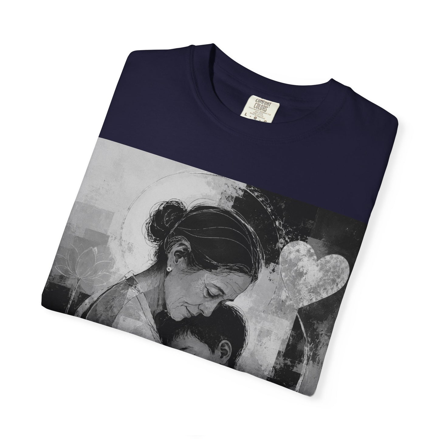 Mother's Day T-Shirt - Vintage Mother & Baby Portrait with "Happy Mother's Day"