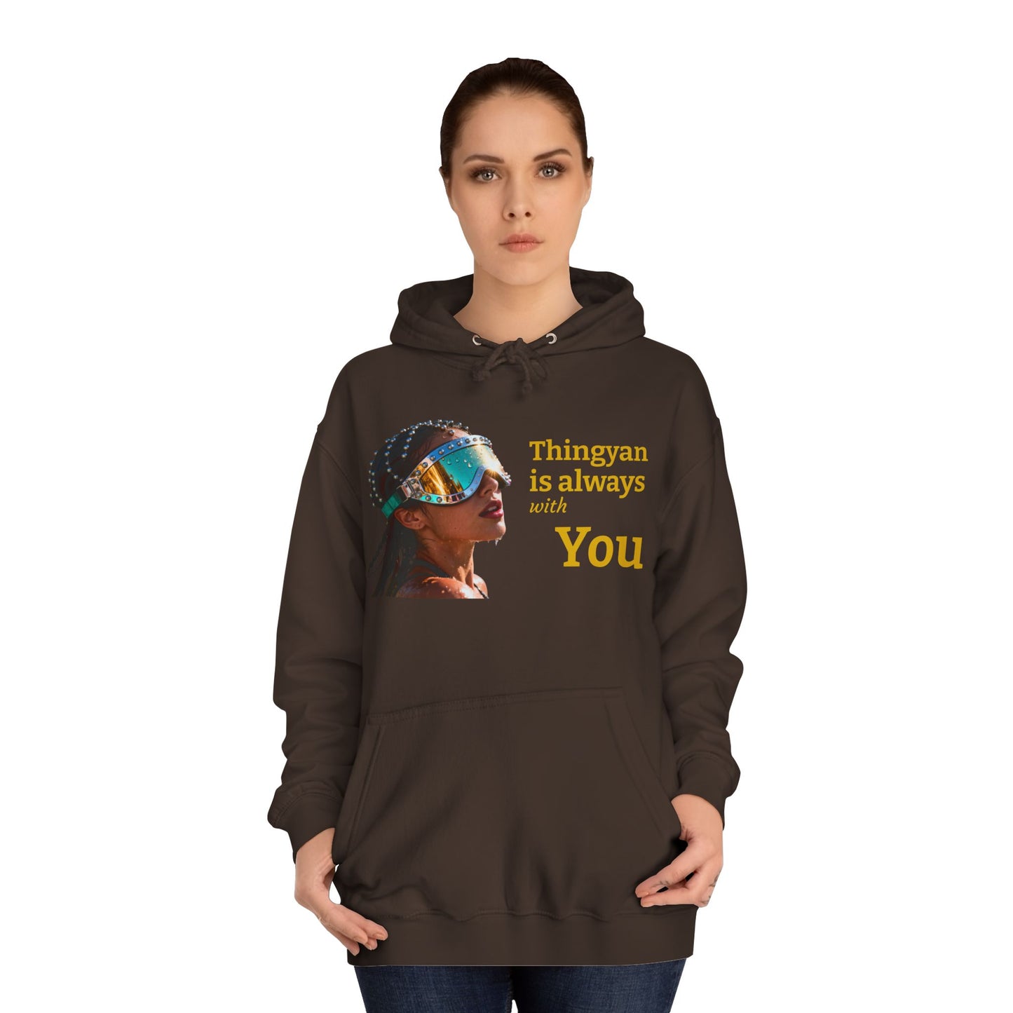 College Hoodie — "Thingyan Is Always with You" Burmese Festival Graphic