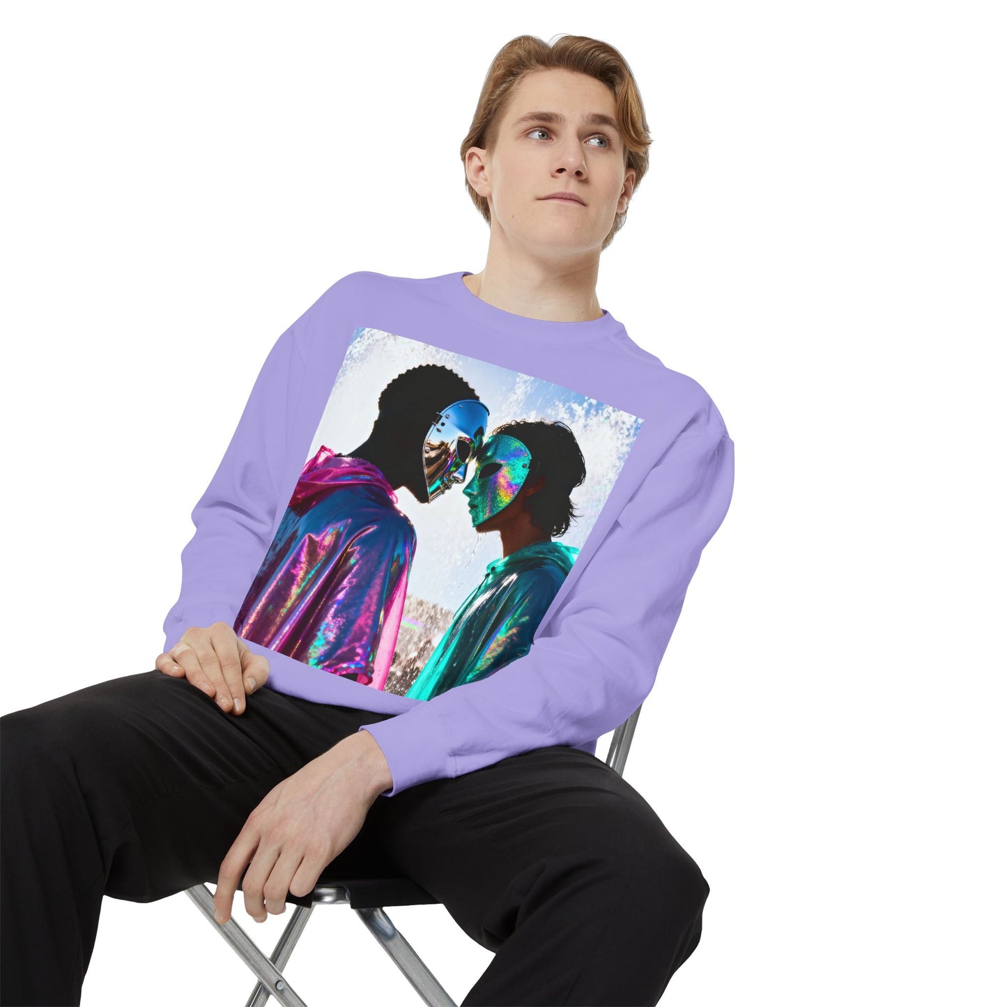 Cosmic Lovers Art Sweatshirt