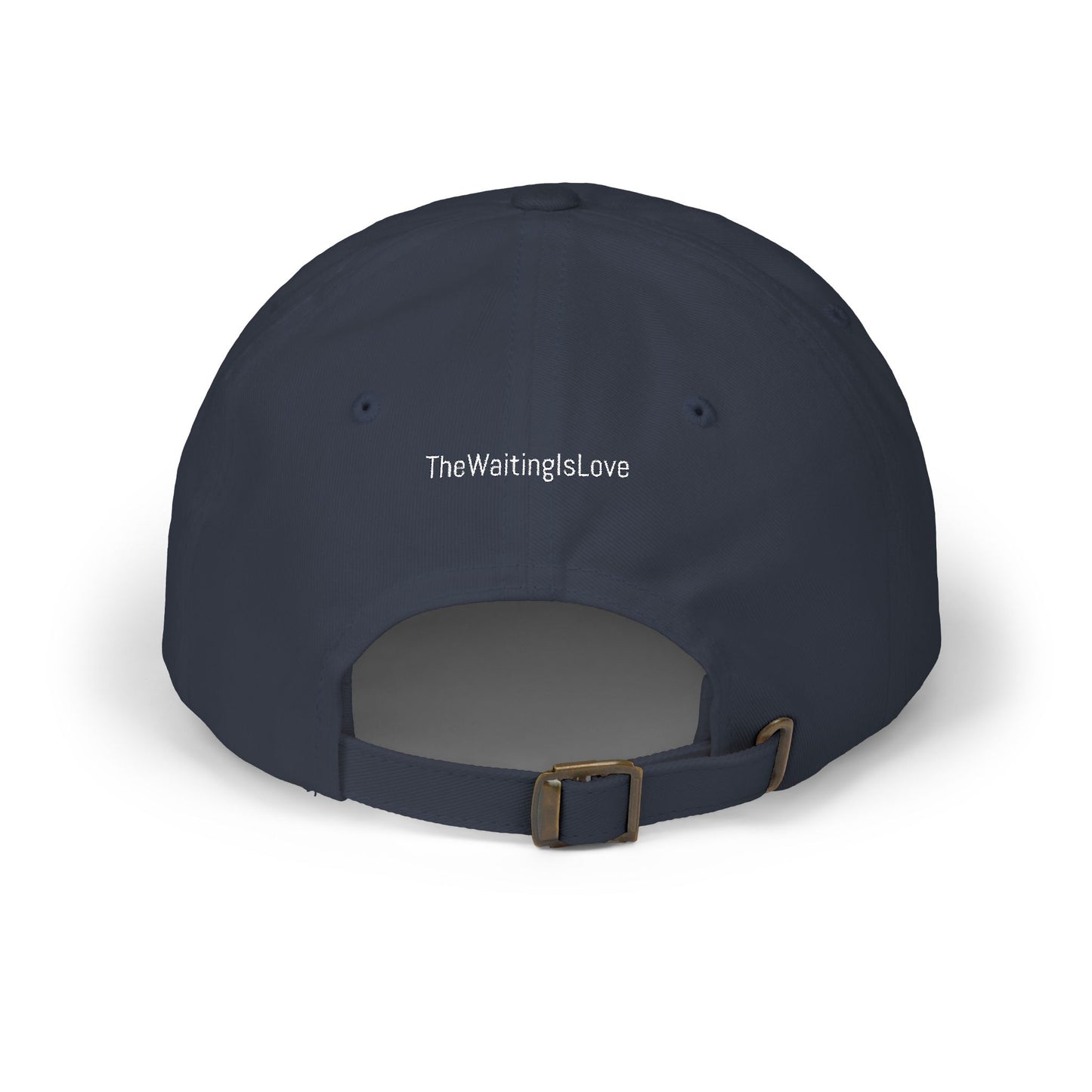 Classic Dad Cap — Embroidered ‘I Miss You More Than I’ll Ever Say’ White Baseball Hat