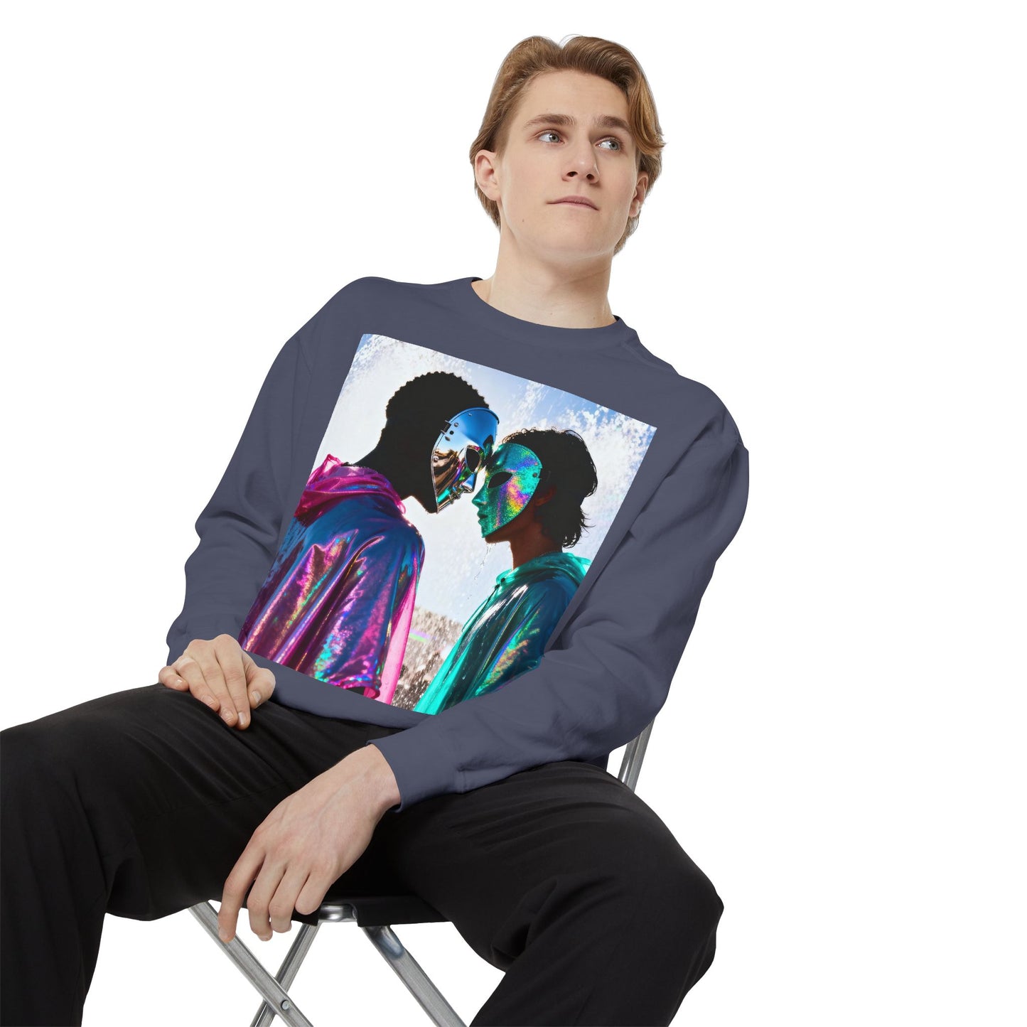 Cosmic Lovers Art Sweatshirt